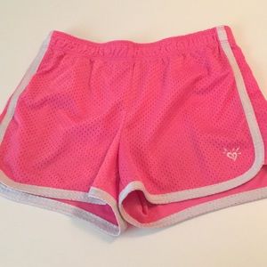 Pink shorts from justice